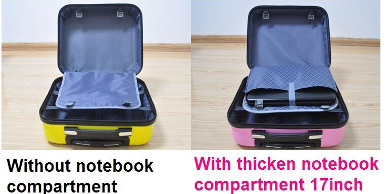 Küçük resim: copy of 25% Expand zipper ABS 17inch luggage trunk