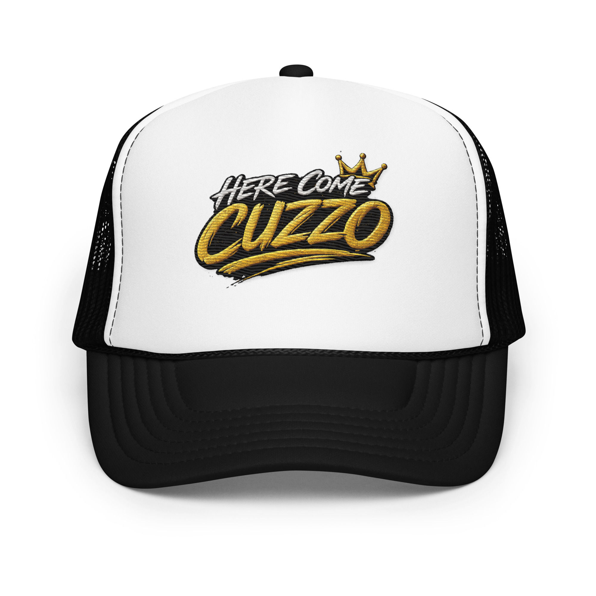 Here Comes Cuzzo Trucker Hat – Official Cuzzin Rando Merch | Bay Area Edition