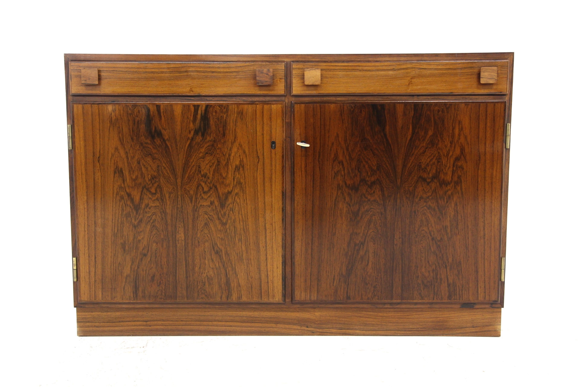 Enfilade scandinave"en palissandre, O. Bank Larsen, Skjern, Danemark, 1960