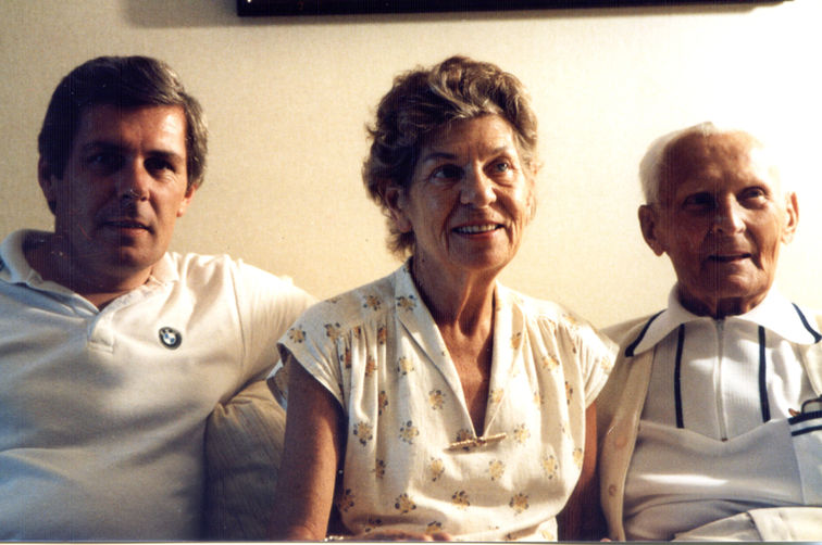 Miami, 1984 rok: rotmistrz z żoną Lutą i synem Olgierdem