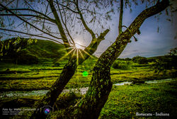Por do sol na Indiana