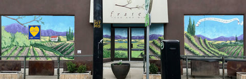 Panoramic mural storefront