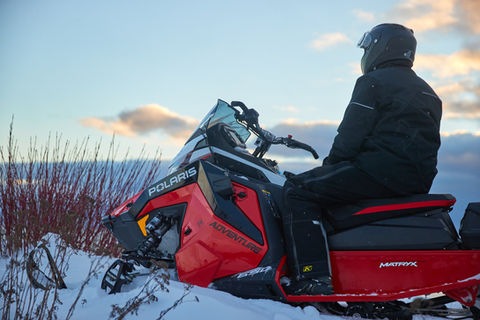 Snowmobiling Mountain Views