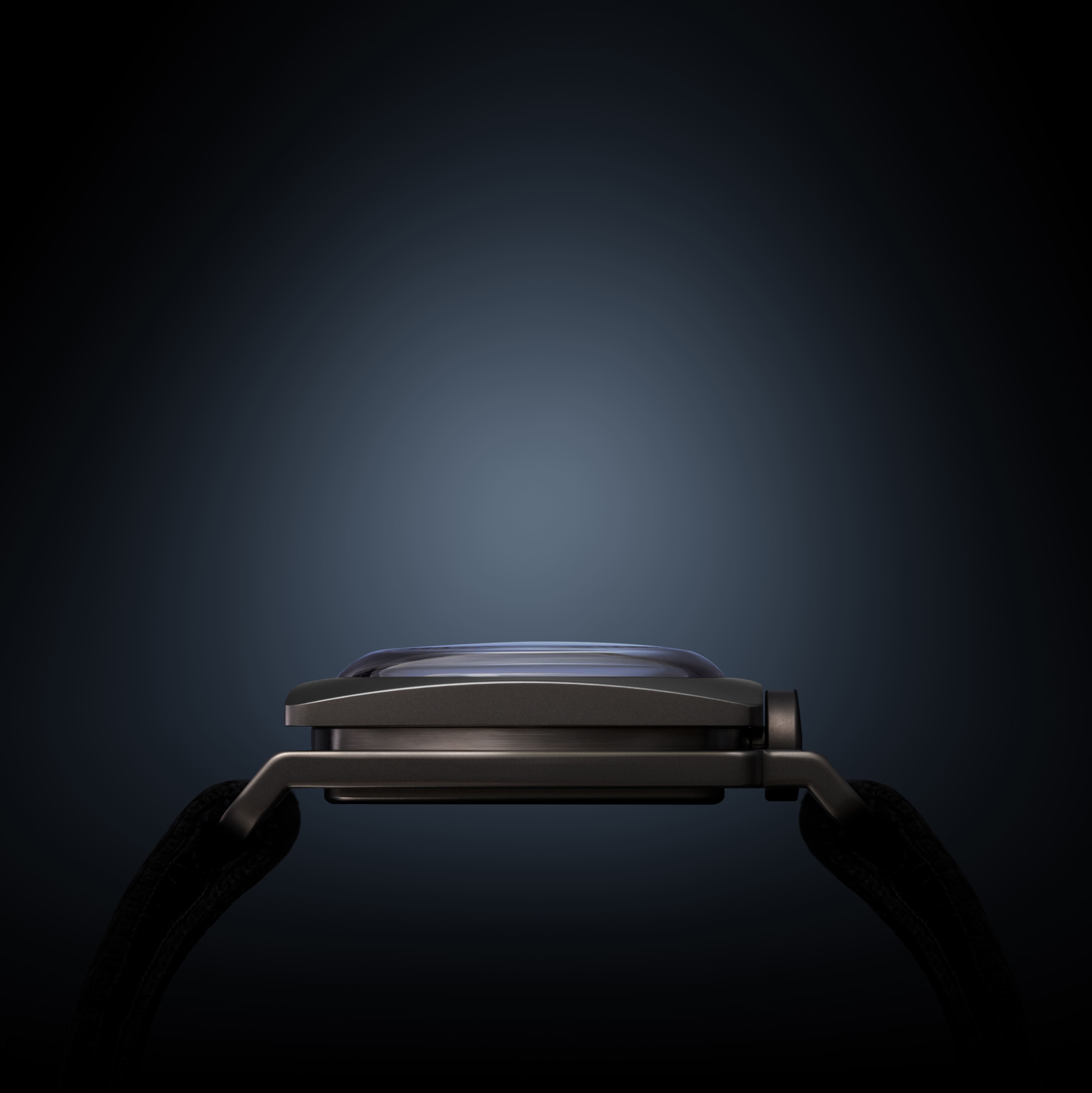 Watch with floating bezel design