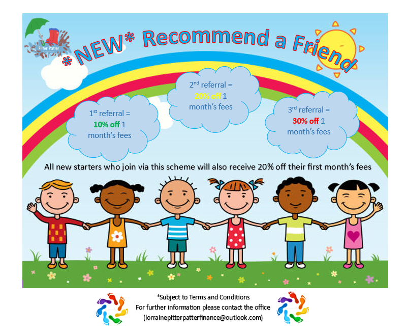 NEW and IMPROVED Recommend a Friend Scheme