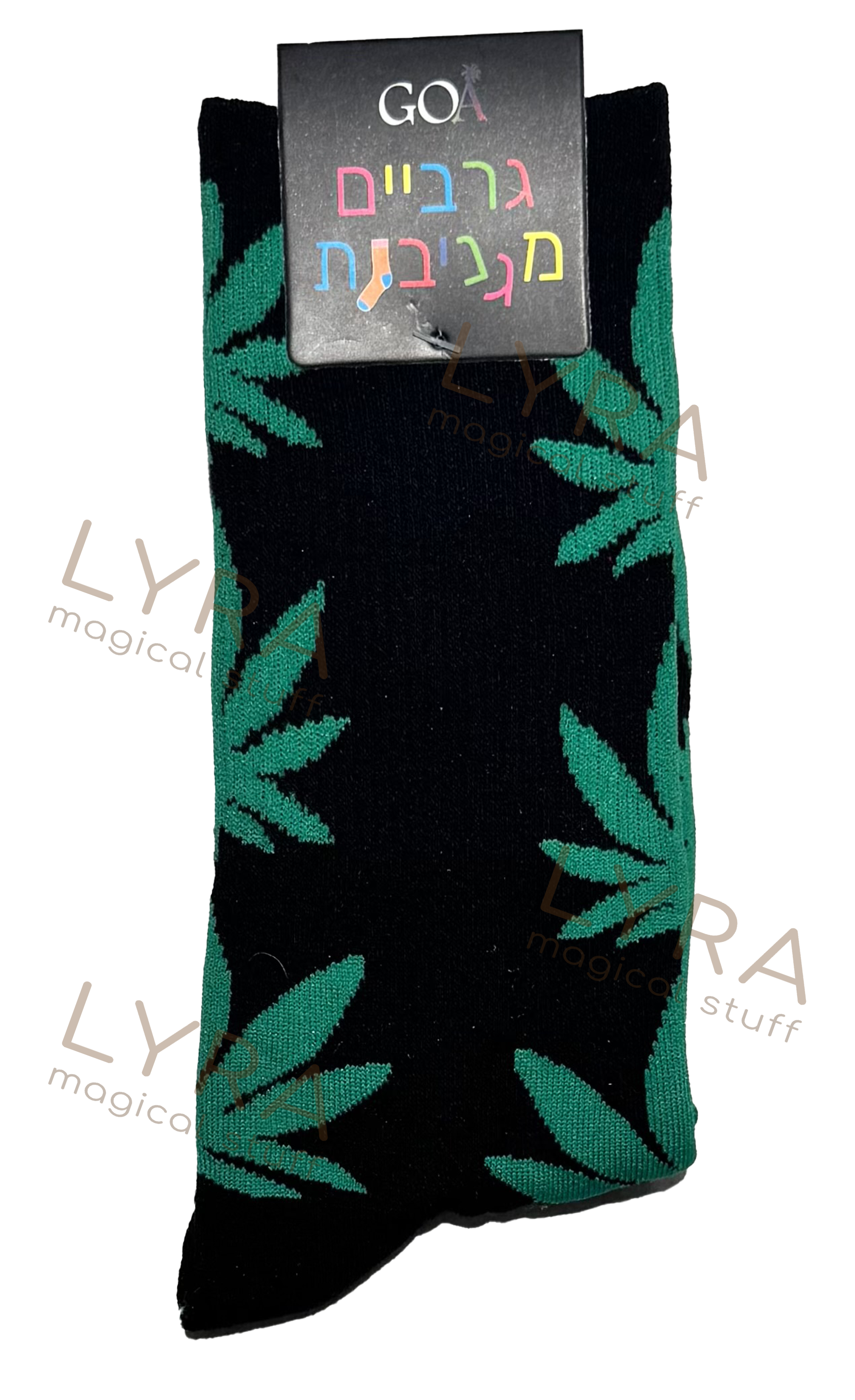 גרביים מעוצבות - עלים