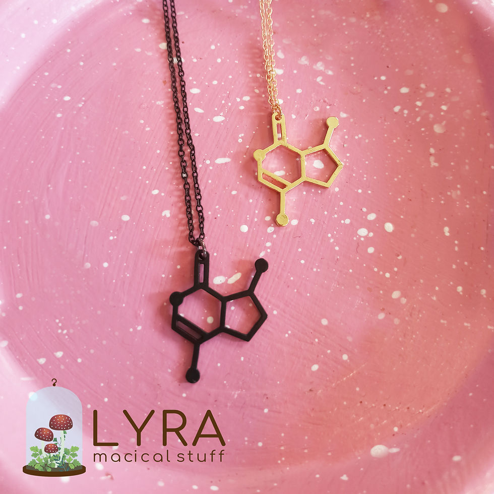 תמונה ממוזערת: תליון מולקולת קטניפ זהובה