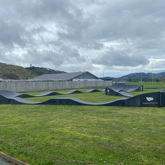 The temporary pop up pump track 
