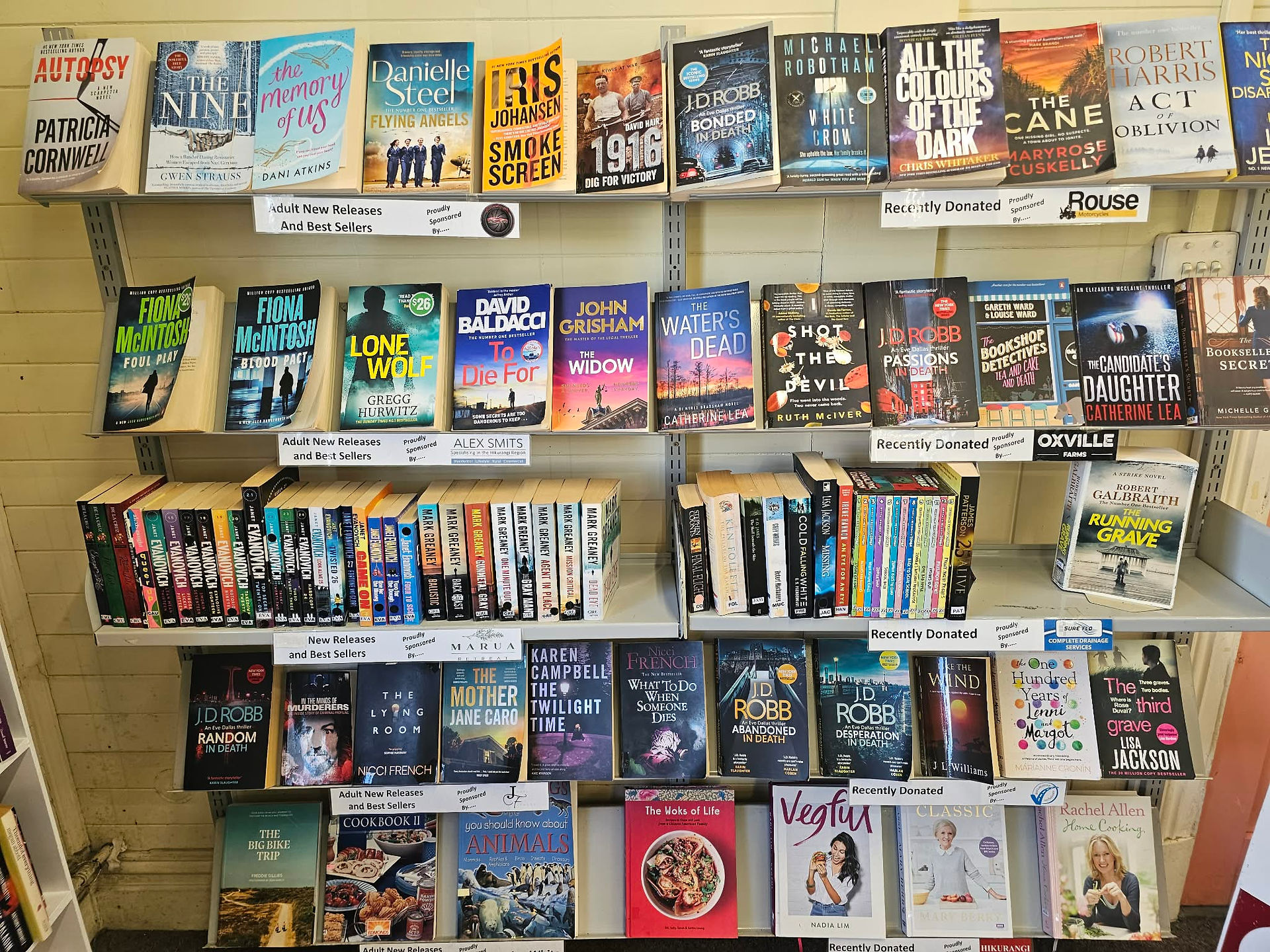 New release books at the Hikurangi library