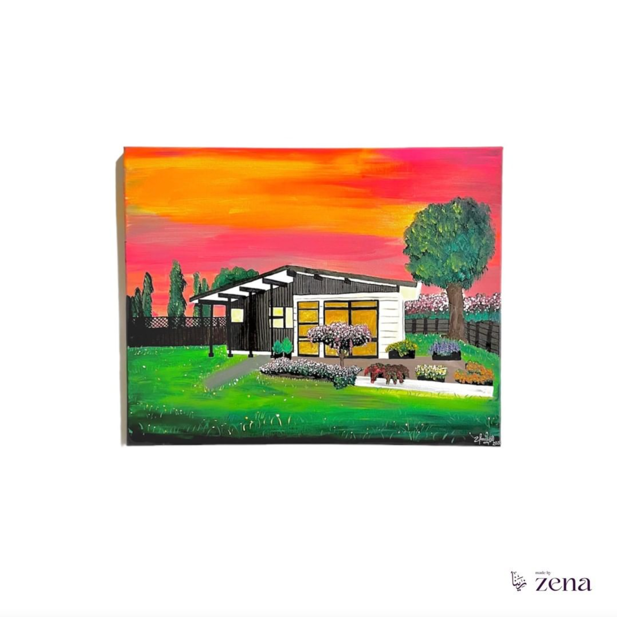 "Hello Awapuni" Painting