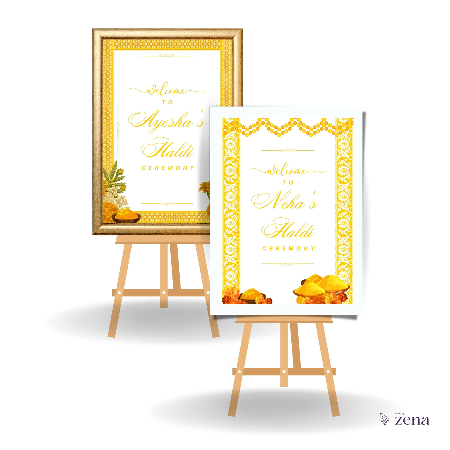 Haldi Welcome Sign (File Only)