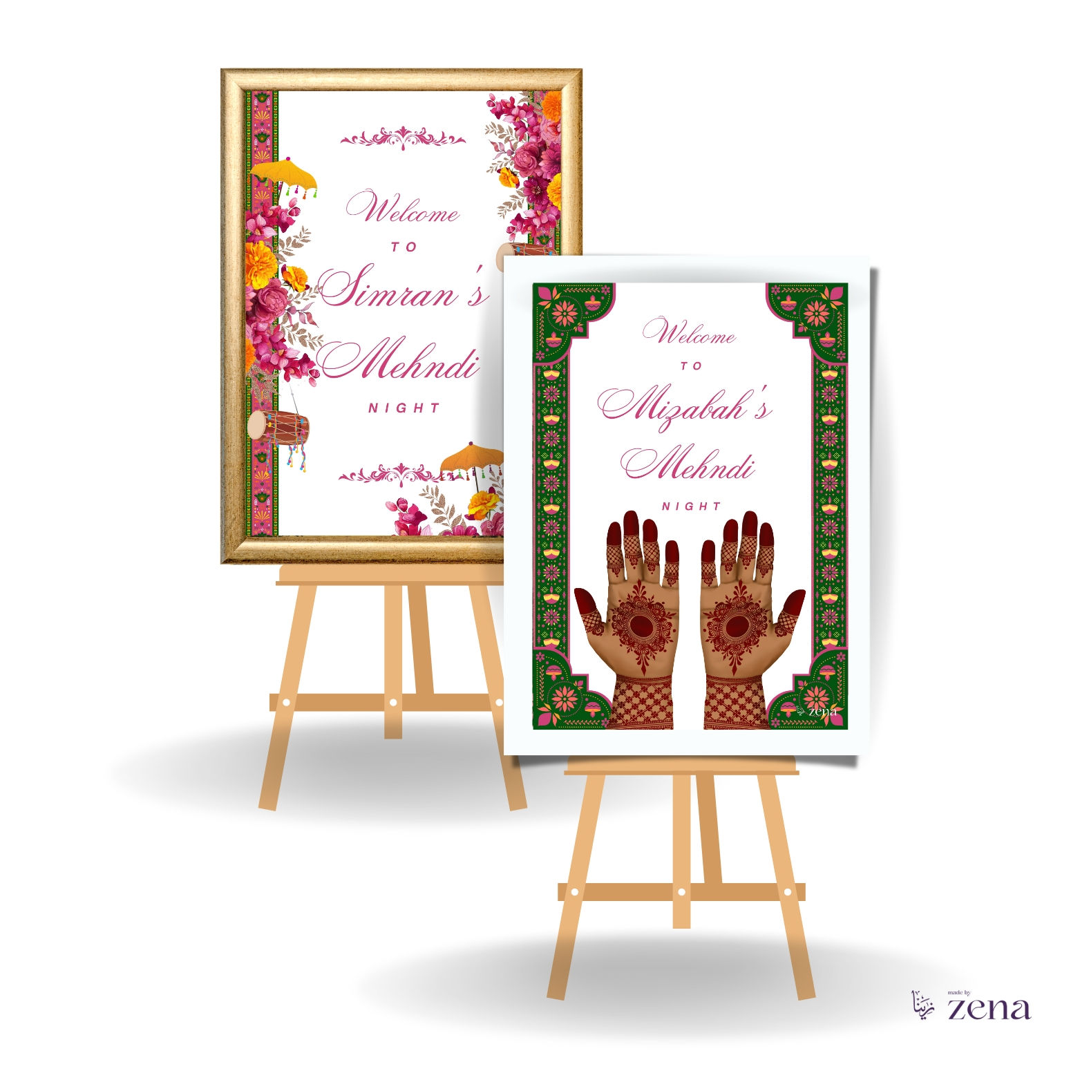 Mehndi Welcome Sign (File Only)