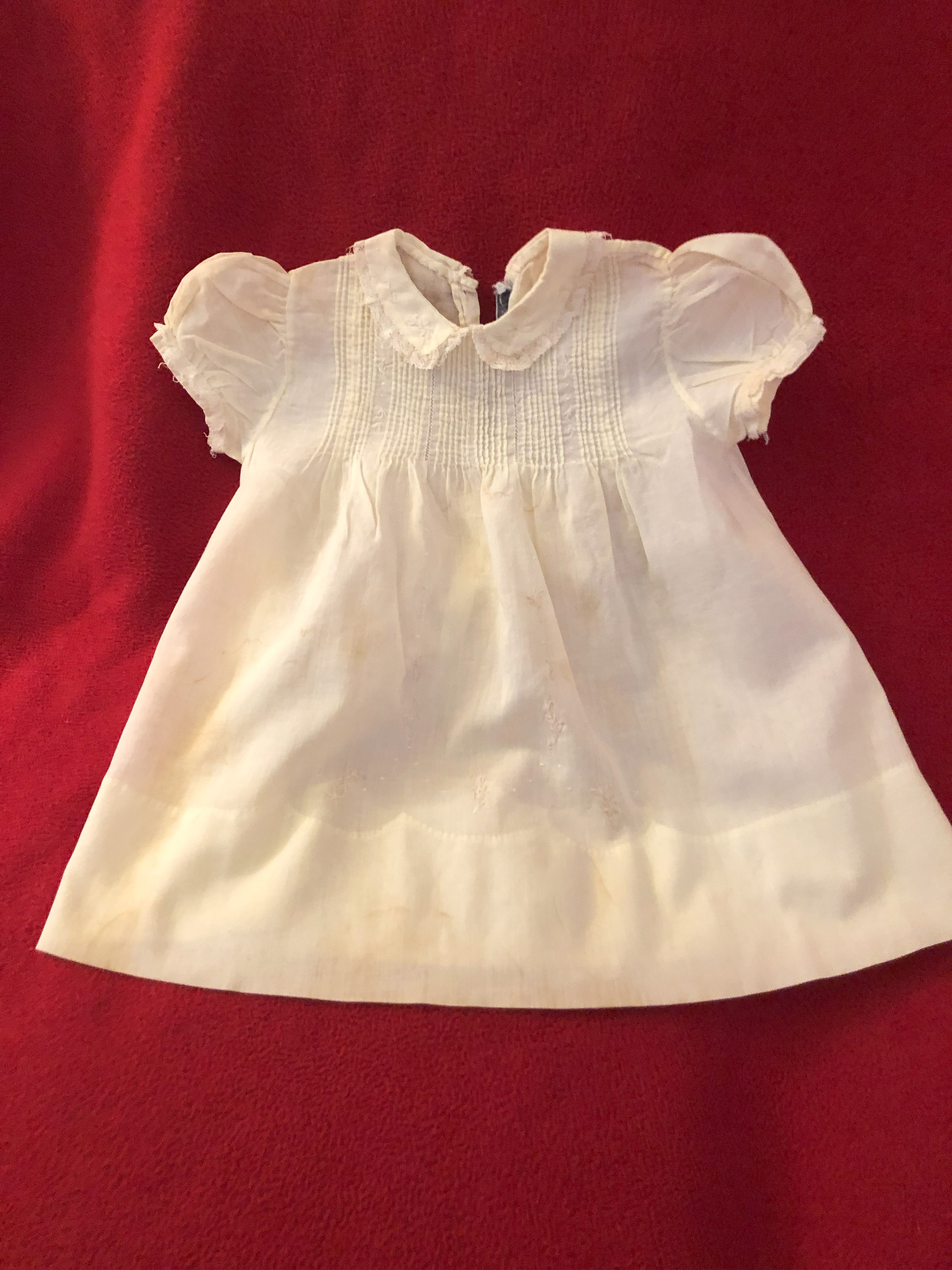 Pale Yellow Smocked Dress and Slip