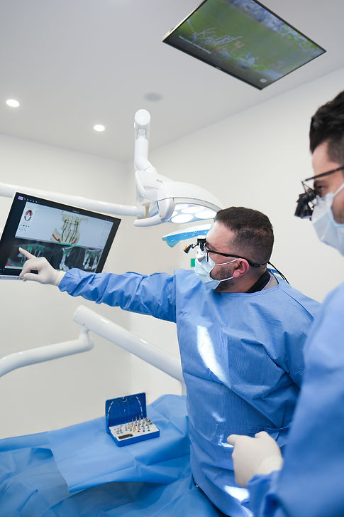 Dr Nasr and Dr Izzy implant surgery