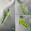 Thumbnail: Green Plexiglass Lasercut Earrings
