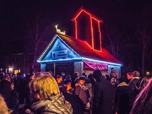 Wendezelle leuchtet
