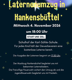 Laterne gehen am 4.11.2026