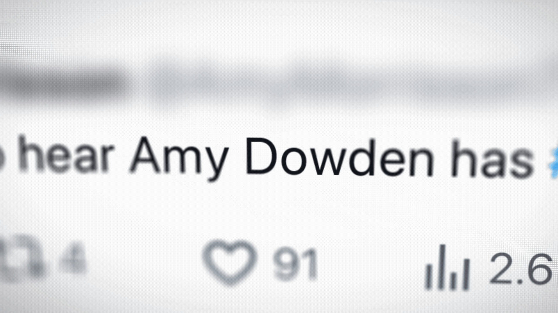 Graphics for BBC One documentary Strictly Amy: Cancer and Me, created for Wildflame