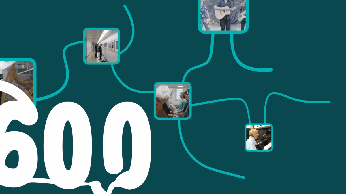 Celebration animation for Breathe Arts & Health Research