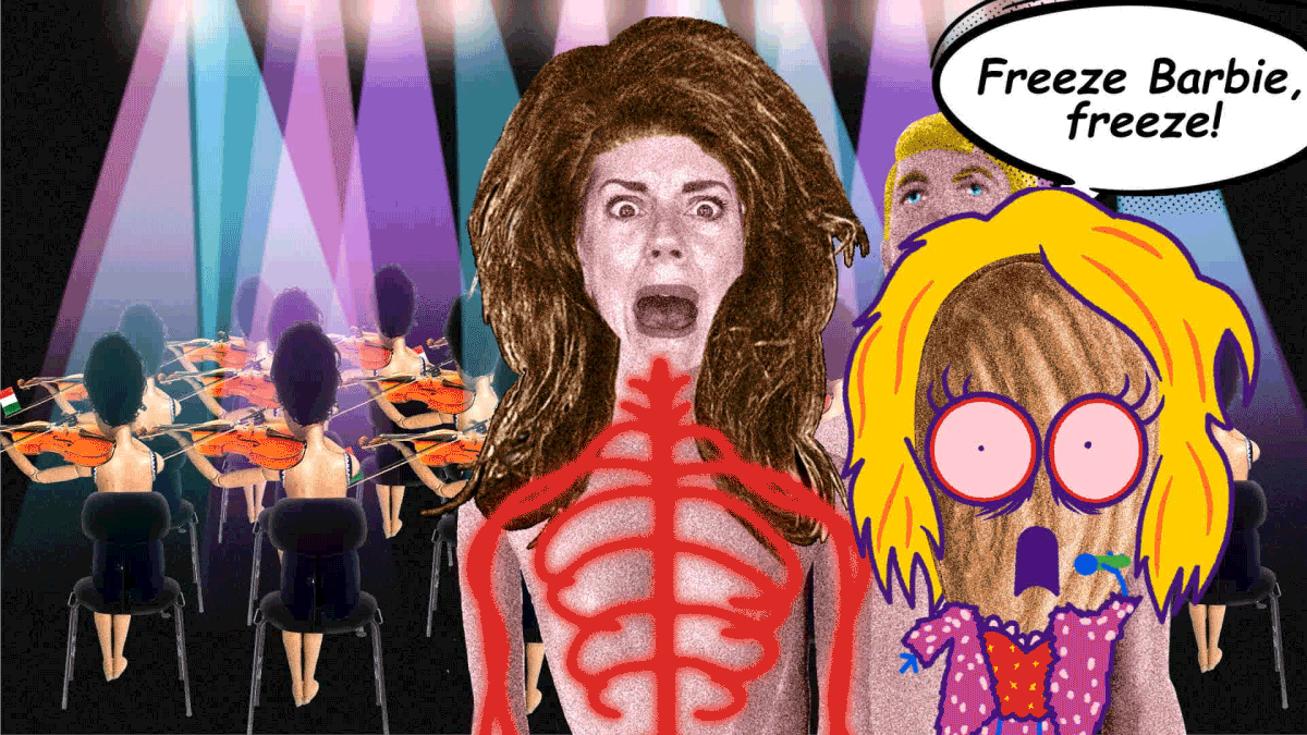 Animated visuals created by Picl Animation for Carys Eleri’s comedy science musical show Tonguing at Wales Millennium Centre