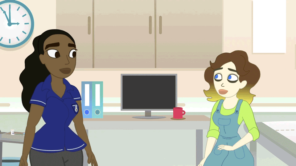 Bilingual #LoveYourCervix campaign animation for HPV and smear test awareness (Public Health Wales)