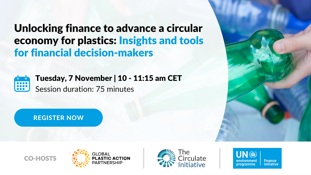 Unlocking finance to advance a circular economy for plastics Insights