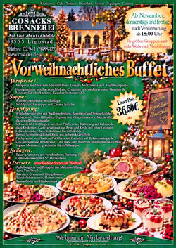 Vorweihnachtliches Buffet 2026