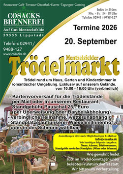 Trödeltermine 2026