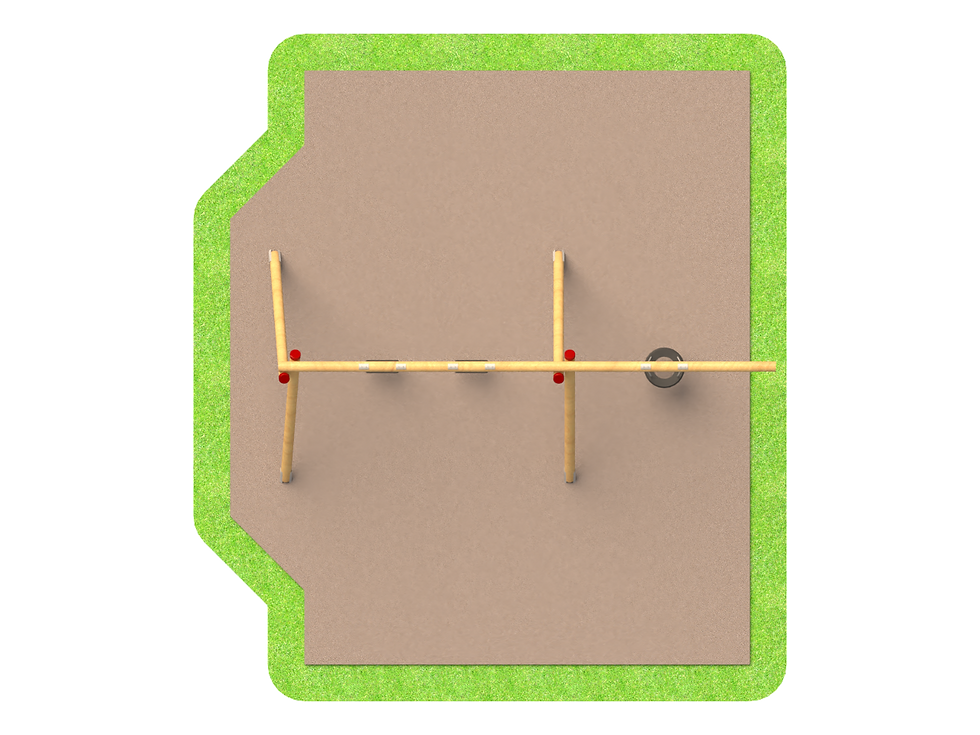 Miniaturbild: 3-fach Herkules-Schaukel Brett/Brett/Reifen