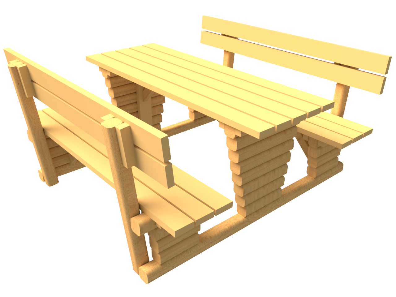 Sitzgruppe "Blockhaus"