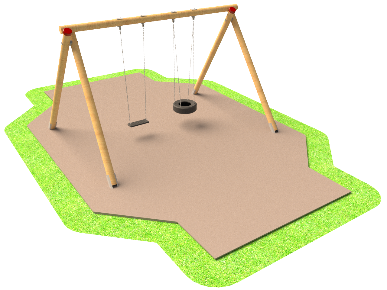 Herkulesschaukel Brett/Reifen