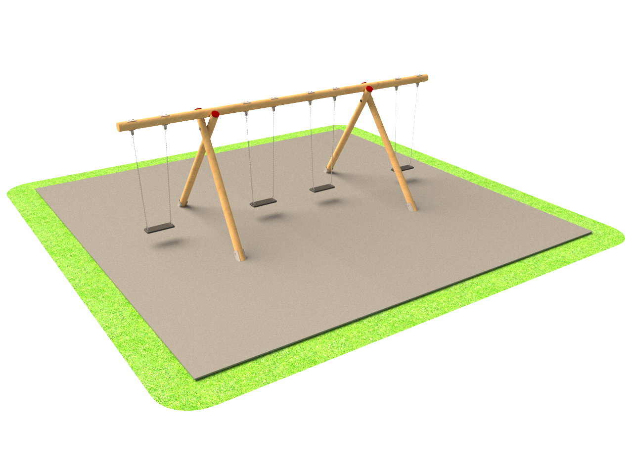4-fach Schaukel 4 x Brett