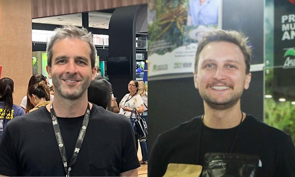 Renato and André Stivanin, founders of Meiero Coffee, from a coffee-growing family in Minas Gerais, Brazil
