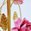 Miniatura: Abajur com flores sem cúpula