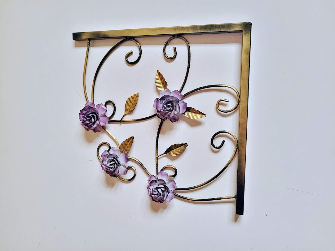 Mão francesa 40x40cm rustica em ferro 2 pç 40x40cm (consultar frete)