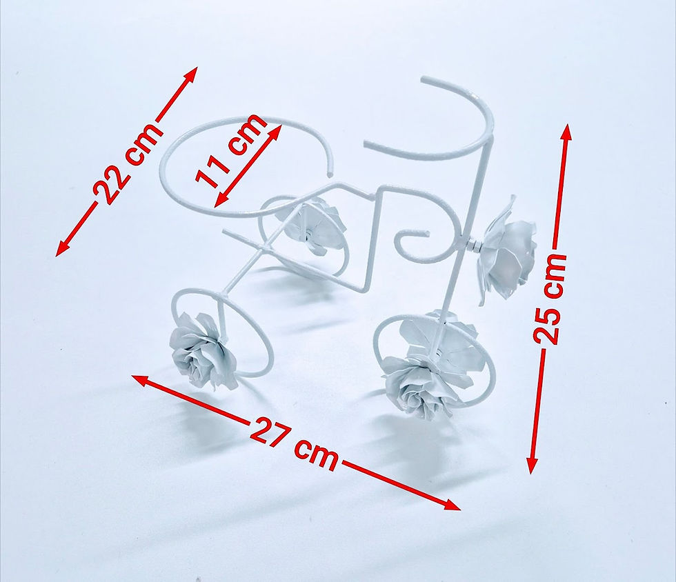 Miniatura: Suporte Vasos de Flor Bicicleta
