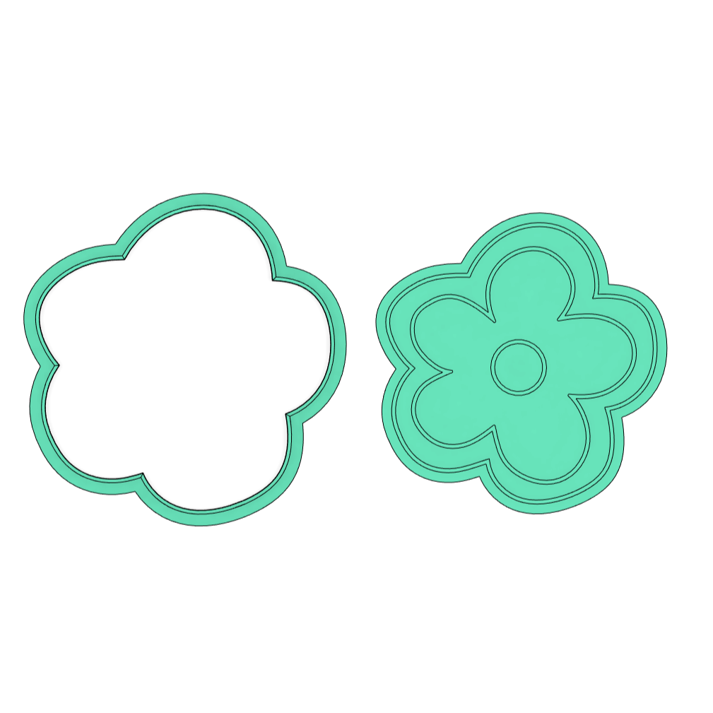 Flower cutter and stamp