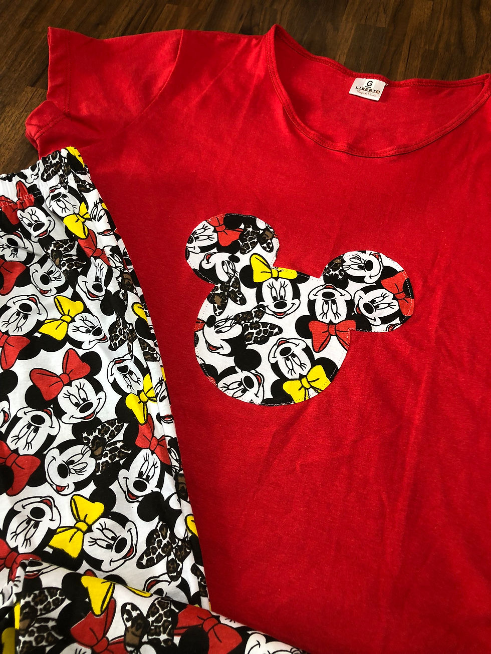 Miniatura: Pijama Calça com Manga Curta - Minnie