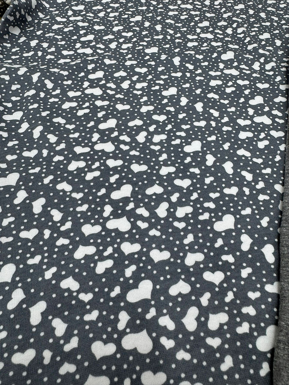 Miniatura: Pijama com Bermuda e manga curta - Corações Mescla