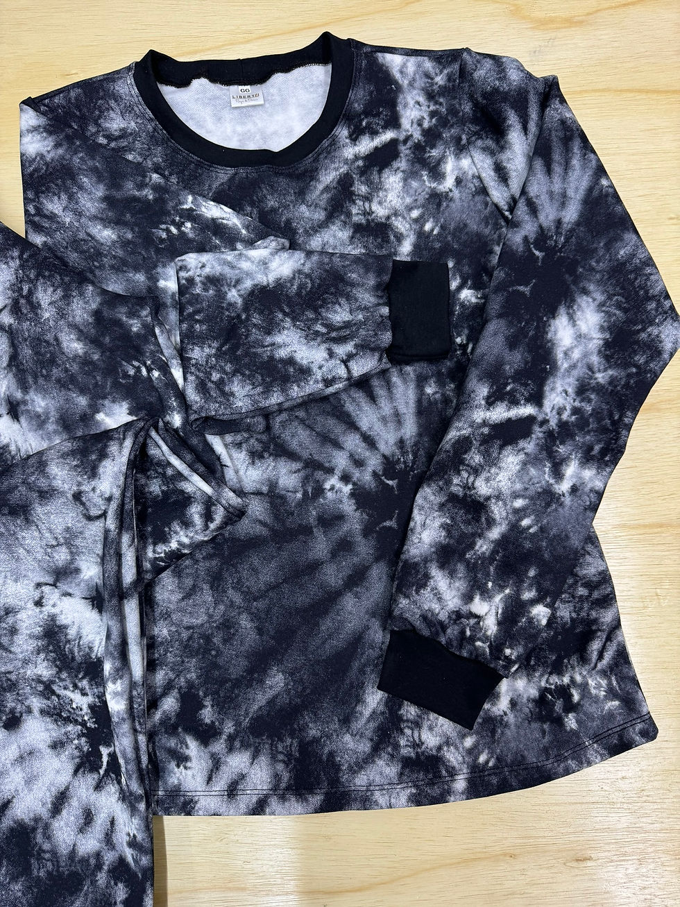 Miniatura: Pijama de Moletinho Tie Dye