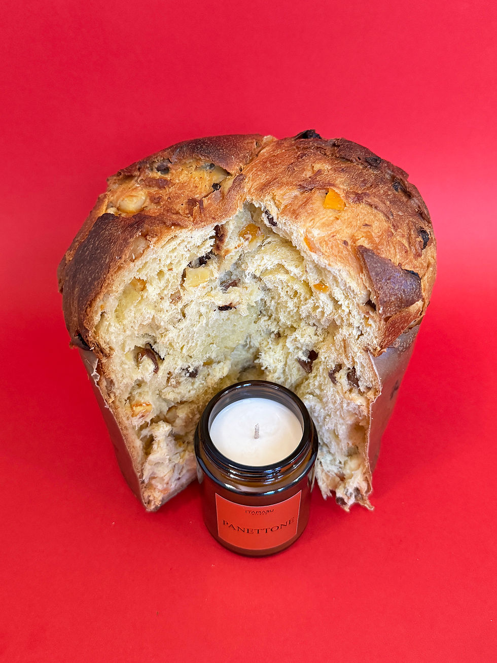Миниатюра: Ароматическая свеча в баночке PANETTONE