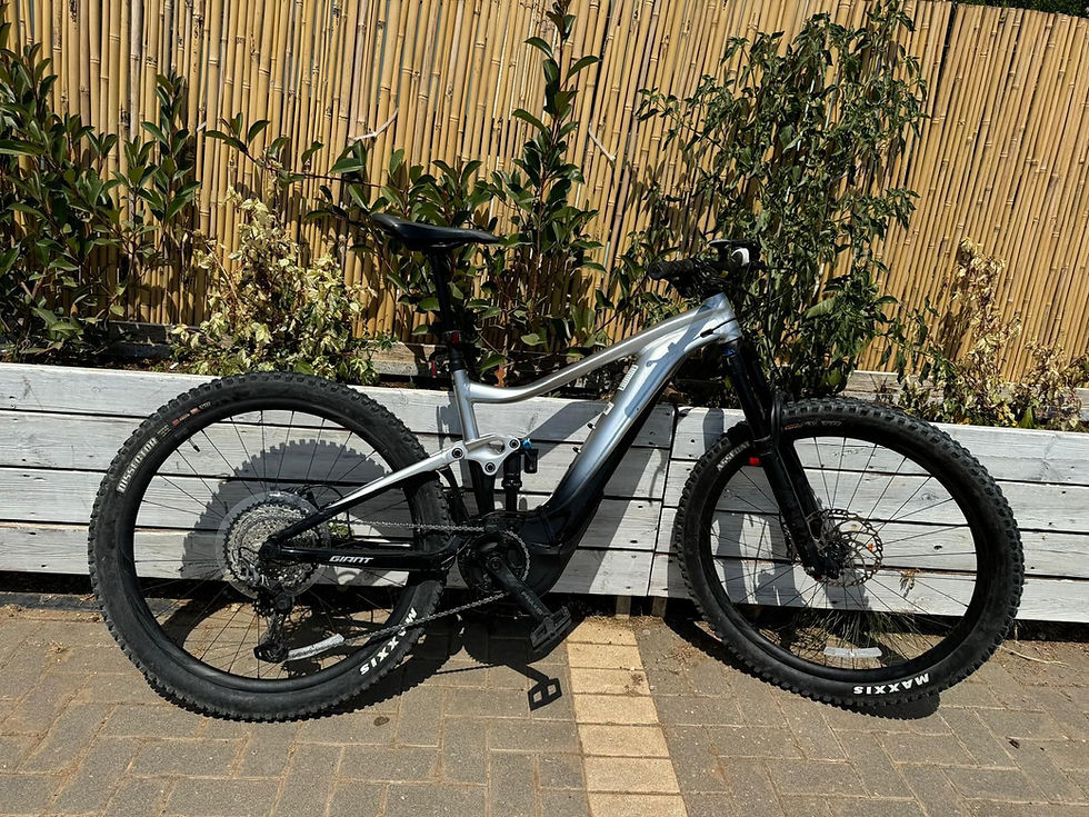 מתצוגה אופני שטח חשמליים מידה GIANT לארג'