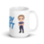 Daddy Wyatt White glossy mug