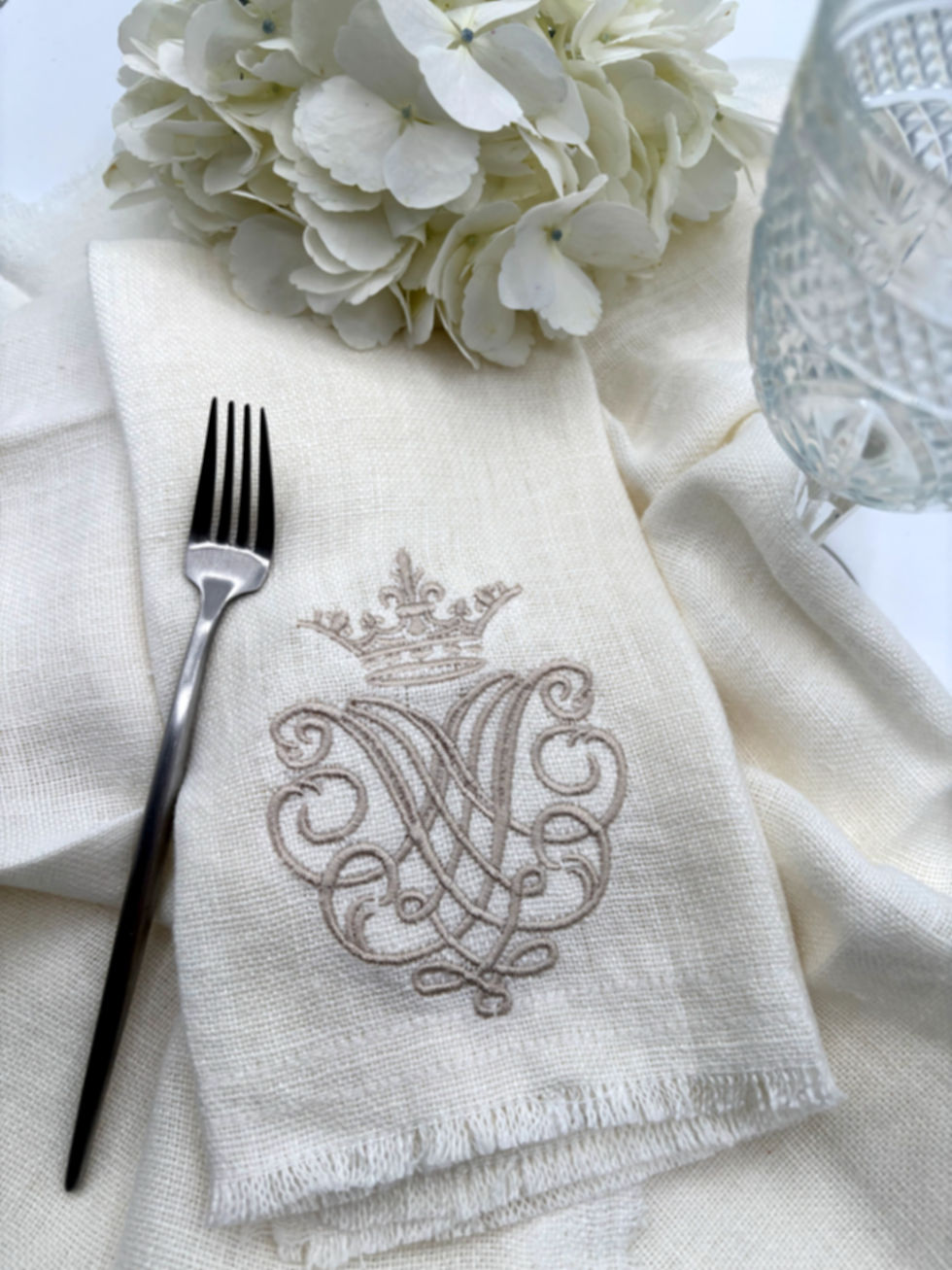 Evans Monogram - Monogrammed Napkins