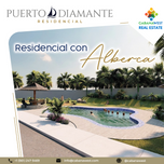 En Puerto Diamante Residencial, podrás disfrutar de la vida al máximo con nuestra increíble alberca.

Imagina relajarte bajo el cálido sol mientras te sumerges en nuestras refrescantes aguas. Nuestra alberca es el lugar perfecto para disfrutar de momentos de diversión y relajación en compañía de familiares y amigos.

Además, contamos con áreas acondicionadas para tomar el sol, cómodas tumbonas y espacios de descanso donde podrás relajarte y disfrutar de la serenidad del entorno.

Ya sea que desees nadar, refrescarte o simplemente relajarte junto a la alberca, en Puerto Diamante Residencial tenemos todo lo que necesitas para disfrutar de momentos inolvidables.

Ven y descubre la vida de lujo y comodidad que te espera en Puerto Diamante Residencial, donde la alberca se convierte en el centro de atención para tu diversión y bienestar. ¡Te esperamos para que disfrutes de días soleados y refrescantes en nuestra maravillosa alberca!