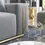 Thumbnail: Modern Gray Cotton & Linen Upholstered 3-Seater Sofa