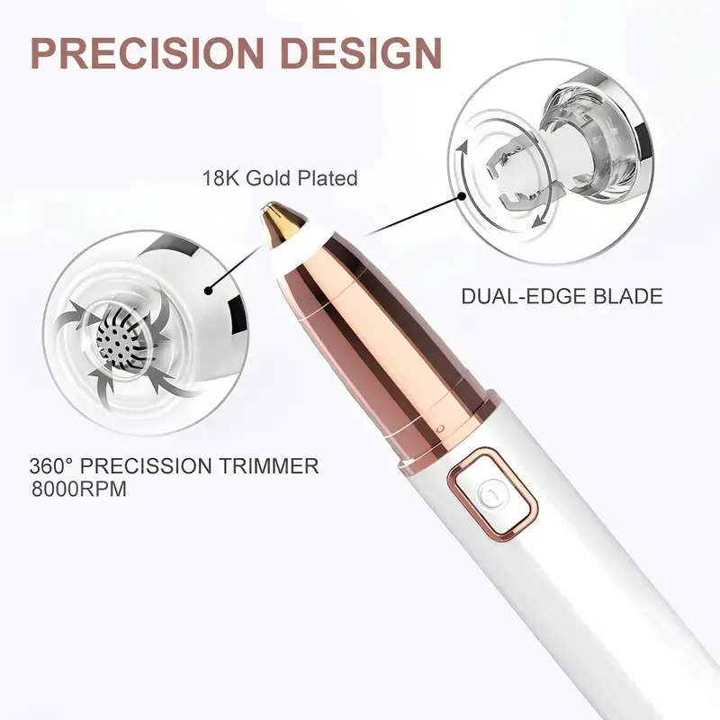 Thumbnail: Rechargeable Painless Eyebrow Hair Remover Tool