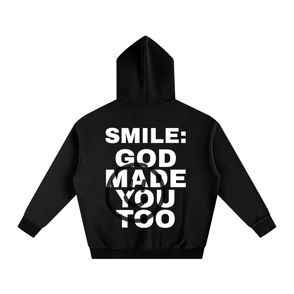 Thumbnail: God Made You Too - Oversize Fleeced Hoodie
