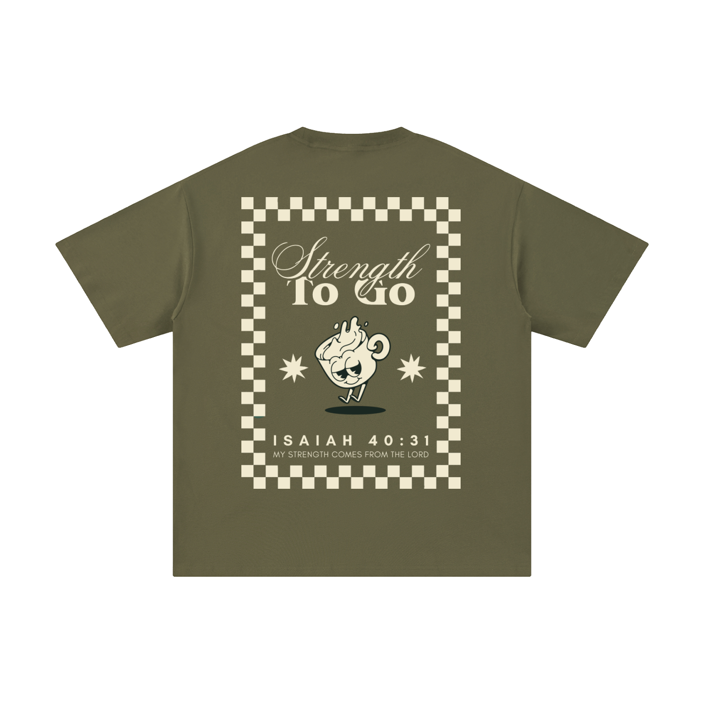 Strength To Go - Unisex Pure Cotton T-Shirt