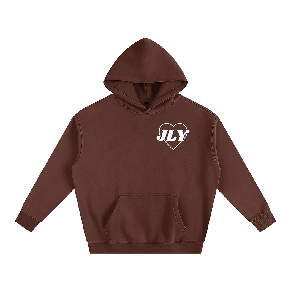 Thumbnail: Jesus Loves You - Oversize Fleeced Hoodie
